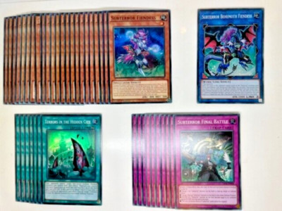 YuGiOh Complete - Competitive Deluxe Subterror Deck + Extra Deck + Bonus