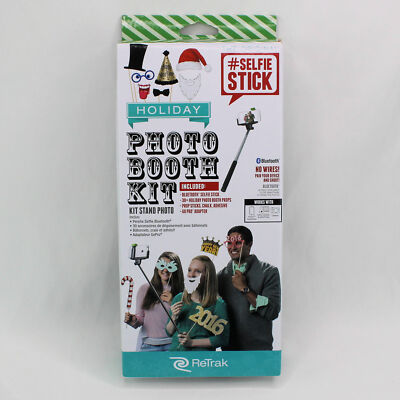 ReTrak Selfie Stick Bluetooth Holiday Photo Booth Kit GoPro Adapter