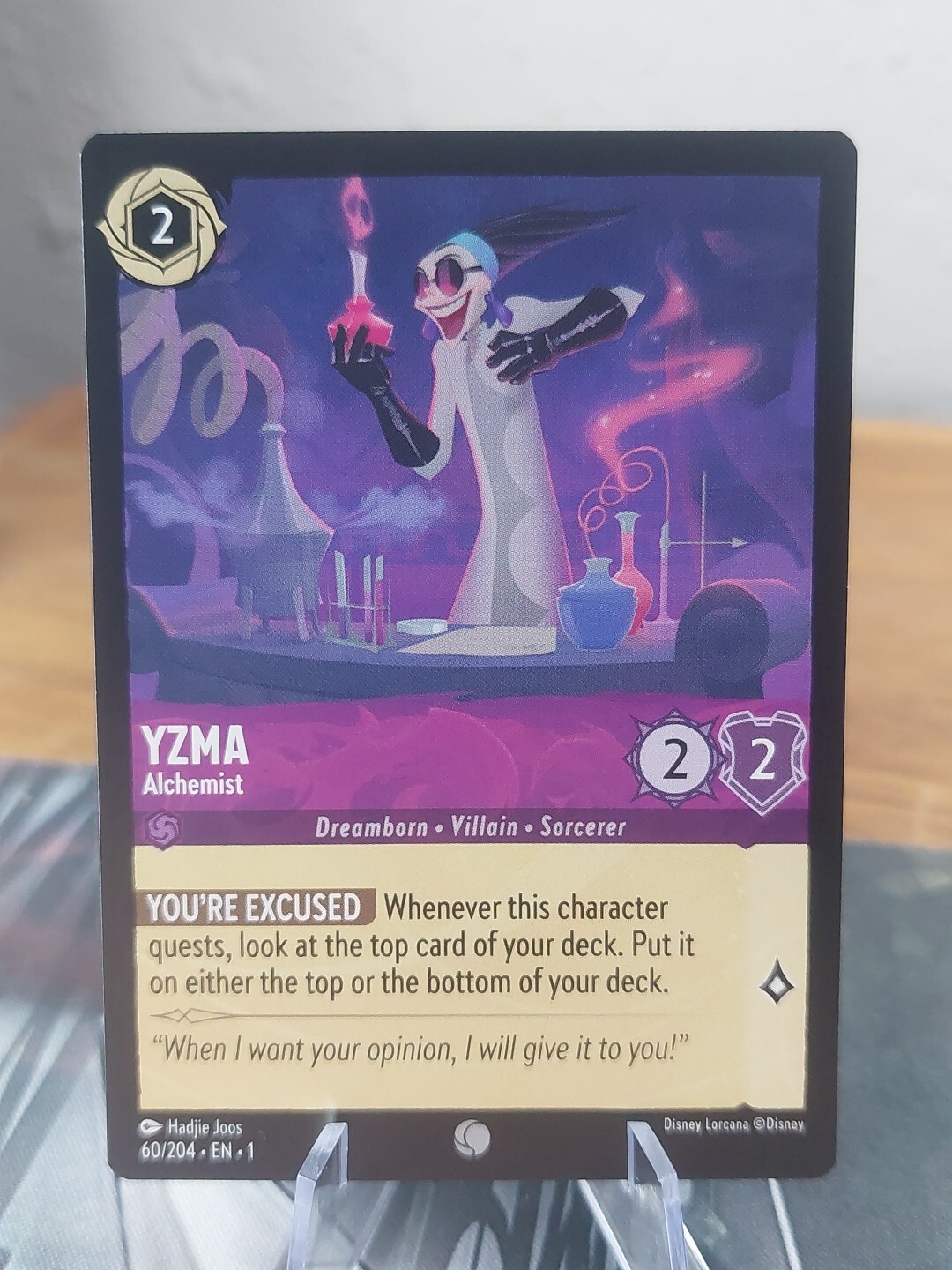 Yzma Alchemist 60/204 Disney Lorcana First Chapter NM