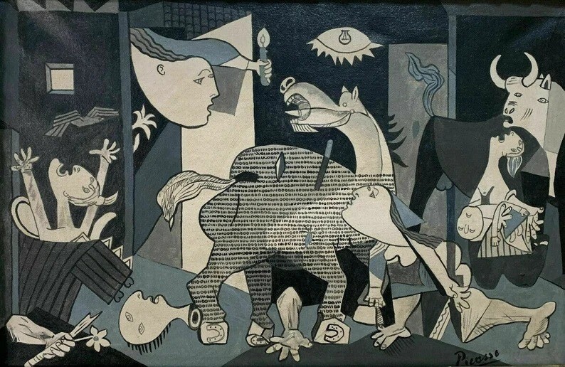 Pablo Picasso oil on Canvas rare painting signed | eBay