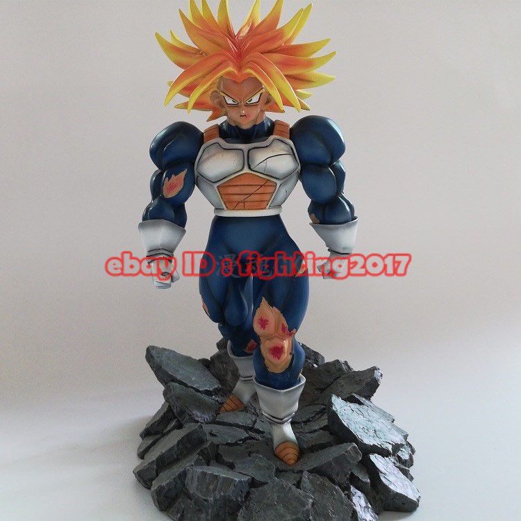 In Stock 25cm Anime Dragon Ball Z Super Trunks Action Figure PVC Super Saiyan Go