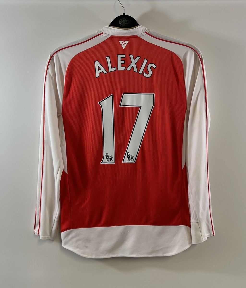 Arsenal Alexis 17 L/S Home Football Shirt 2015/16 Adults
