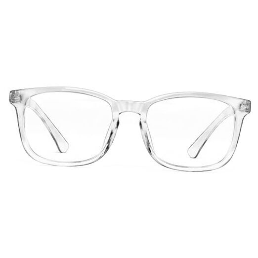 Blue Light Blocking Glasses - Anti UV Ray Computer Gaming **Transparent Clear