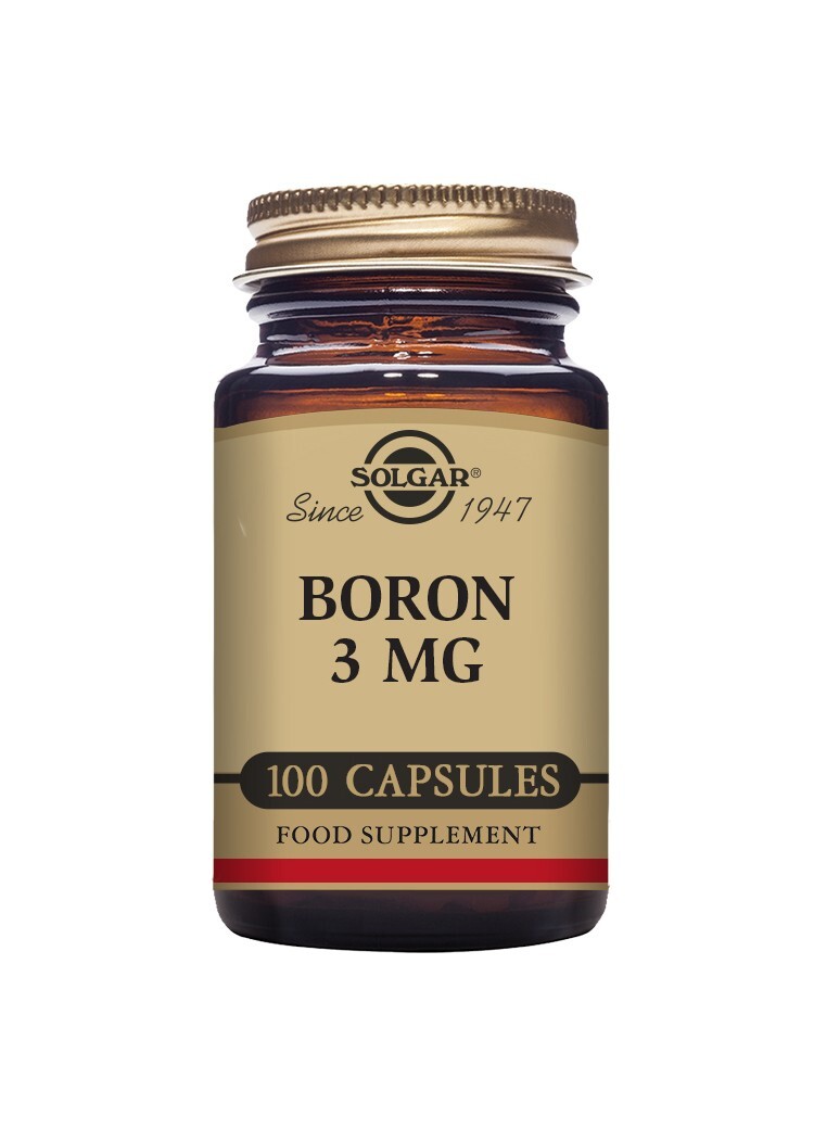 Solgar Boron 3 mg 100 Vegetable Capsules