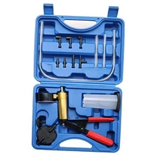 Brake Bleeder Kit with Handheld Vacuum Pump | 16PCS Brake and Clutch Bleeding 