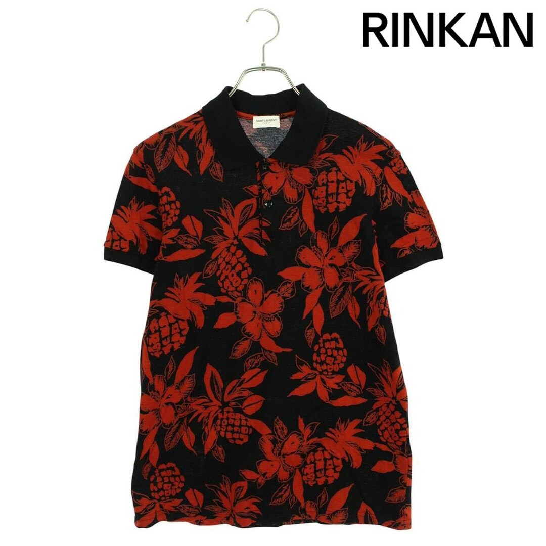 Saint Laurent Paris 17SS 454120 YB1DR ananas modello aloha manica corta