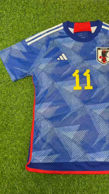 Takefusa Kubo - Japan 2022 Official Jersey Shirt Kit - JPN 2XL