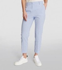 MAX MARA Weekend Seersucker Blue White Stripe...