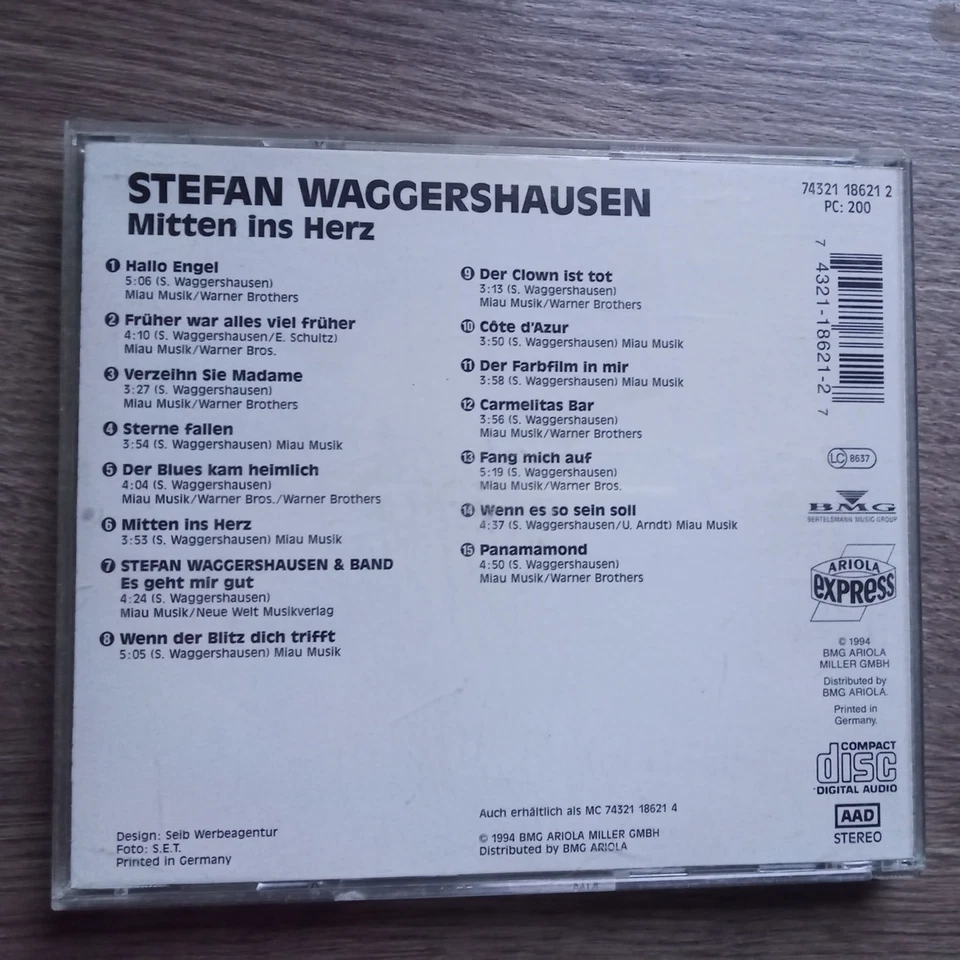 Stefan Waggershausen - Mitten Ins Herz - Bild 2 von 2