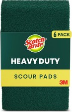 Scotch-Brite Heavy Duty Scour Pad, 6-Count Pack of 4
