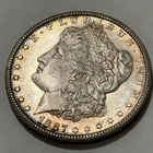 1887-S Morgan Silver Dollar Choice BU UNC Uncirculated w/ Nice Golden Toning