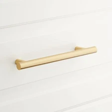 Signature Hardware EH1082.6.SBS Avignon 6" C2C Bar Cabinet Pull - Satin Brass