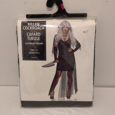 Horror Killer Cockroach Adult Costume Size X-Small 02 Halloween Party Dress Up