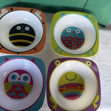 HORIZON  4 set Whimsical Animal Bowls Stackab...