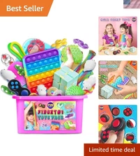Mystery Fidget Toy Collection - 24 Non-Toxic Sensory Gadgets for Stress Relief