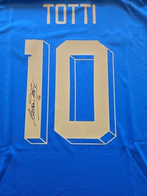 Francesco Totti 2022-23 Italy Home Signed Jersey Icons