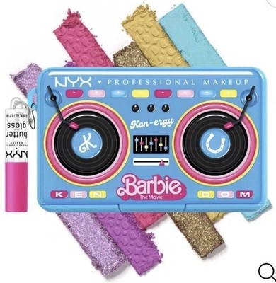 NYX Barbie On The Go Shadow Palette   Turn Up The Kenergy Festival Set