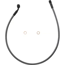 Magnum Karbonfibr Designer Series ABS Front Upper Brake Line - 10mmin.,180deg. B