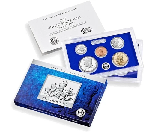 2025 S US Mint Proof Set - 10 Coins w/ Box & COA