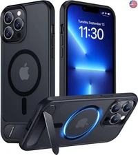 Temdan Magnetic Compatible with iPhone 13 Pro Max Case, [Built-in Invisible