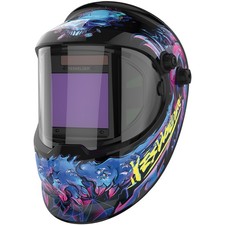 YESWELDER LYG-Q800D Auto-Darkening Welding Helmet 4/5-13 Shade with Side View