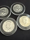 4 90% Silver Kennedy Half Dollars + Silver Dimes (Junk Silver LOT)