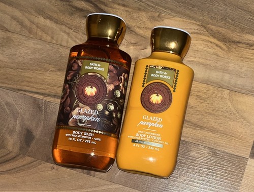NEU Glazed Pumpkin Body Lotion und Body Wash Bath & Body Works