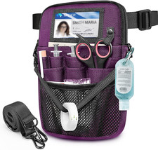 Nurse Utility Waist Pack, Multi-Pocket Medical Organizer with Tape Holder