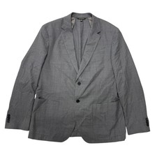 Banana Republic Mens 44R Gray Slim Fit Performance Wool Blend Blazer Sport Coat