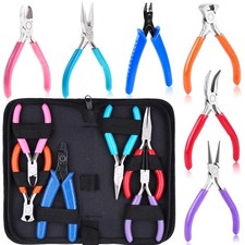 Jewelry Making Tools Kit: 6pc Set, Including Needle Round Nose, Wire Cutters,...