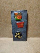 Lot Of 3 Quiet Riot Tie Hat Lapel Pin 1980s
