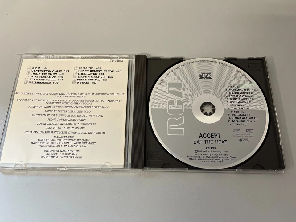 Accept – Eat The Heat - CD © 1989 - Bild 2 von 3