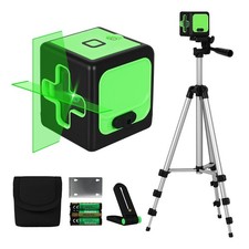 Traderight Green Laser Level 360° Self Leveling IP54 Water Resist with Tripod
