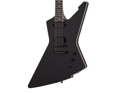 Schecter E-1 SLS Elite ''Evil Twin'' Electric Guitar - Satin Black - Open Box
