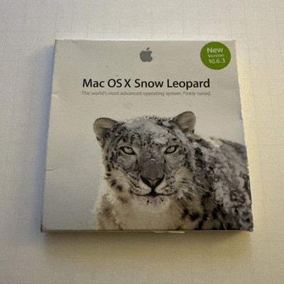 Apple Snow Leopard 10.6.3 (Retail (License Only)) (1 User) Full Version for Mac