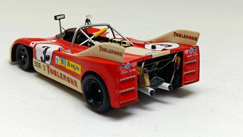 Porsche 908/3 1973 Cheneviere/Fernández/Torredemer Le Mans Spark 1:43 - Imagen 3 de 4