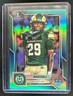 2025 Bowman Chrome University Justin Marshall Aqua Refractor 1st #/325 Rams