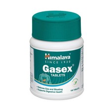 Gasex Himalaya ,100 Tablets Improves Digestion Relieves Trapped Gasses Provides