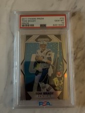 2017 Panini Prizm - Tom Brady #33 Silver Prizm psa 10