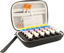 Peptide Case Insulin Vial Holder 30 Slots, Peptide Travel Storage for 1-3ml Vial
