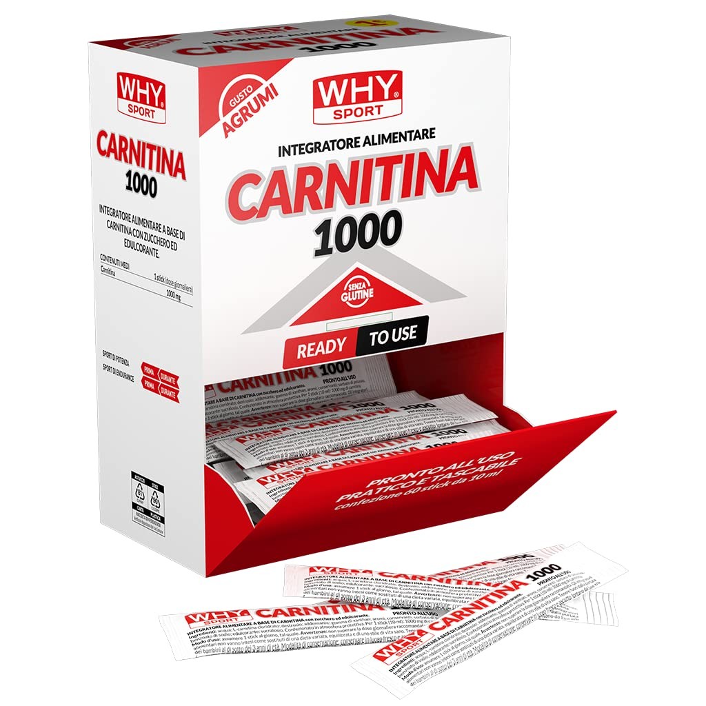 Integratore Carnitina 1000 per Metabolismo Lipidi e Recupero Muscolare