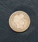 1901 O BARBER SILVER DIME  *VERY GOOD DETAILS*