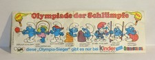 BPZ Beipackzettel OLYMPIADE DER SCHLÜMPFE Schlumpf 1983 ORIGINAL