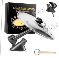 Car Cymbal Drum Air Vent, Metal Drum Crash Cymbal for Car 1 PACK Silvery