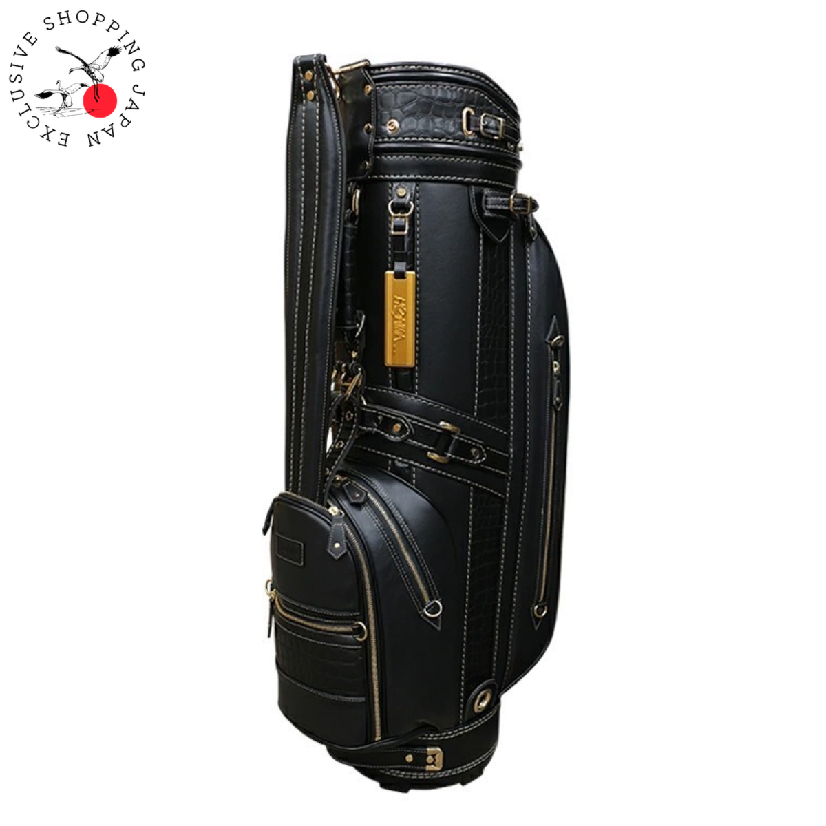 HONMA Golf Classic Cart Bag Black 9 x 47