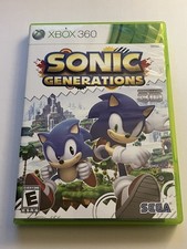 Sonic Generations Xbox 360 Game SEGA 2011 Complete with Manual