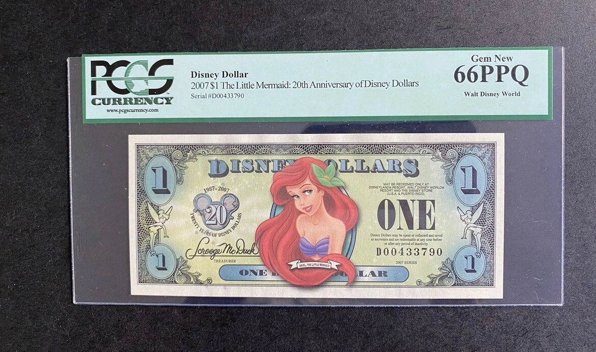 25+ Ariel Disney Dollars (1968-Now) for sale | Updated Oct 2026