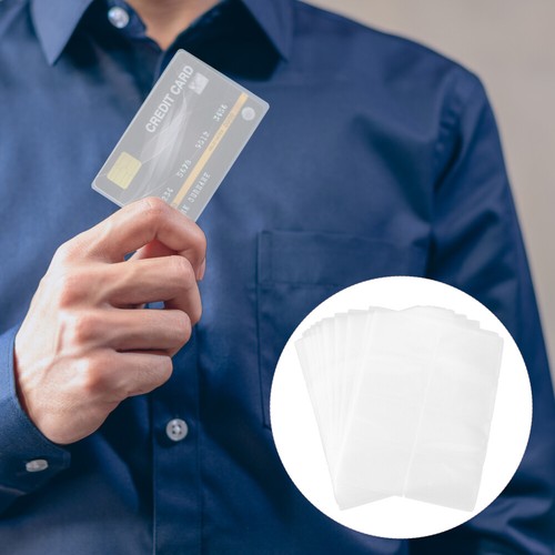 160pcs Clear Card Holder Credit Card Sleeves Transparent Cards Sleeves Drivers - Picture 6 of 12
