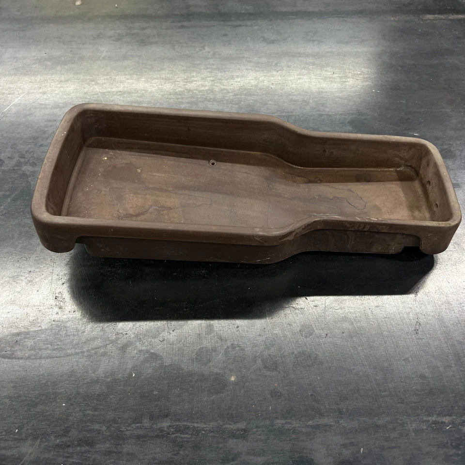 Bandeja consola central marrón oscuro Mercedes Benz W108 280SE 280SEL OEM Foto 3 de 4