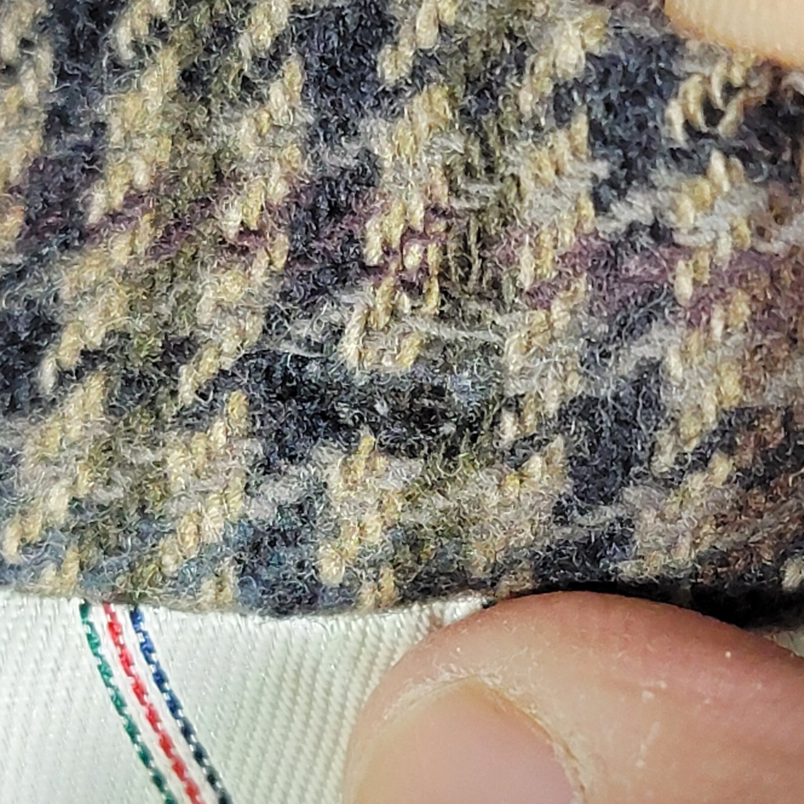 VTG Tommy Hilfiger Tweed Sport Coat Blazer Three Button Houndstooth Wool Sz 44R thumbnail 18